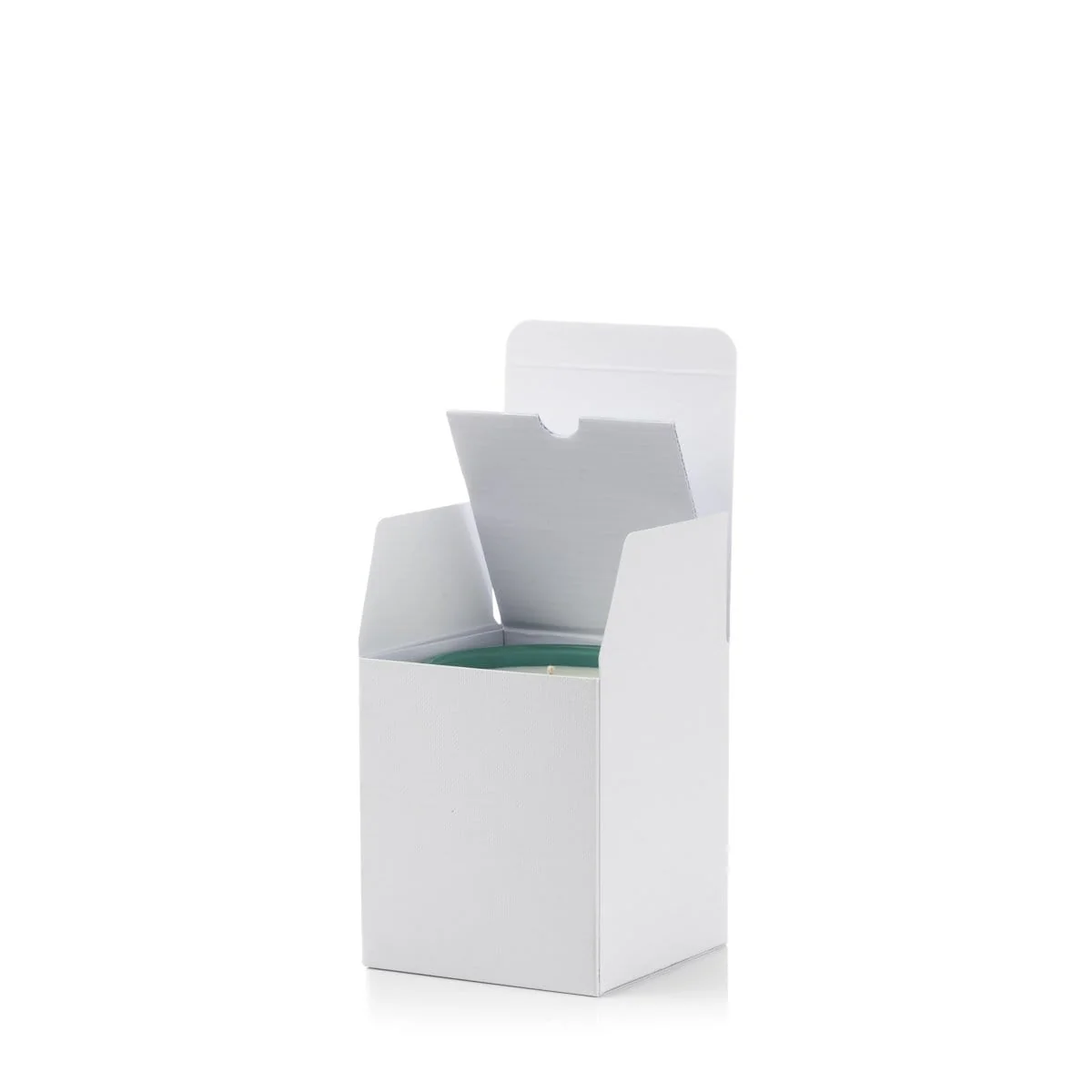 White eFluted Candle Box (Size 3) - Image 4